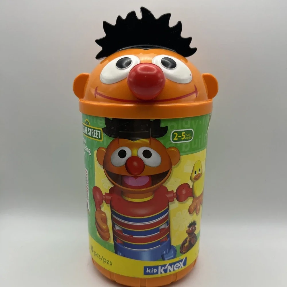 Kid K'nex Sesame Street Ernie Building Set 15 Pieces - Complete